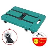 Folding Hand Truck Heavy Duty 6 Wheeled Luggage Cart