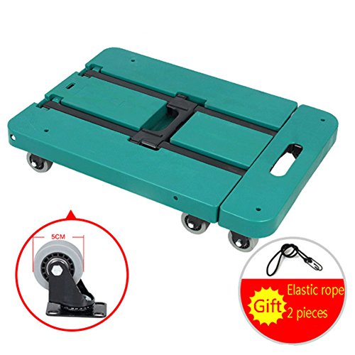 Folding Hand Truck Heavy Duty 6 Wheeled Luggage Cart