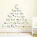 DECOWALL DAT-1708 My First Alphabet ABC with Pictures Kids Wall Stickers Wall Decals Peel and Stick Removable Wall Stickers for Kids Nursery Bedroom Living Room décor