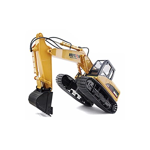 HSP Himoto 15-Kanal professioneller 2.4GHz Edition RC Ferngesteuerter Raupenbagger, viele Metallbauteile, Licht, Sound… – Bild 6