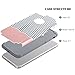 BENTOBEN iPhone 8 Case, iPhone 7 Case, Dual Layer Super Slim iPhone 8 Cover Hard Shell Soft Silicone Shockproof Bumper Chevron Wave Hybrid Protective Case Cover for iPhone 8/iPhone 7 (4.7 Inch), Grey