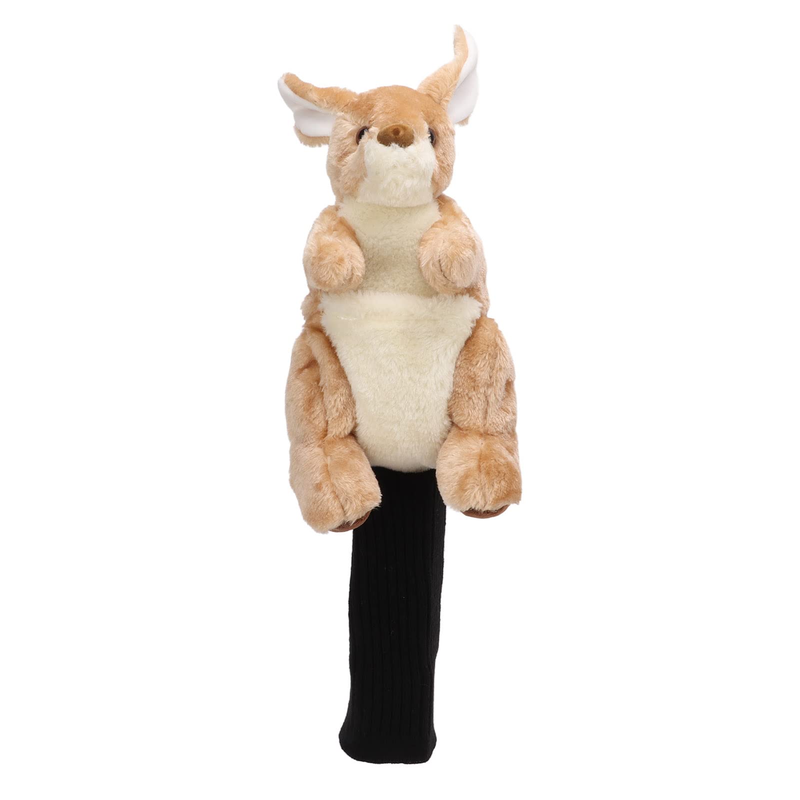Kangaroo Head Cover Soft Plush Material Club Headcover No.1 Wooden Club Cover Cute Animal Design Kangaroo Headcover for Lovers