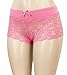 Mamia Sexy Cotton Sheer Lace Hiphugging Boy Short Panties 6pk or 12pk