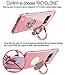 Galaxy Note 8 Case, Glitter Luxury Cute Phone Case Girls with Kickstand, Bling Diamond Rhinestone Bumper Ring Stand Sparkly Luxury Thin Protective Samsung Galaxy Note 8 Case for Girl Women - Rose Gold