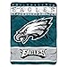 Northwest NFL Philadelphia Eagles Unisex-Adult Raschel Throw Blanket, 60