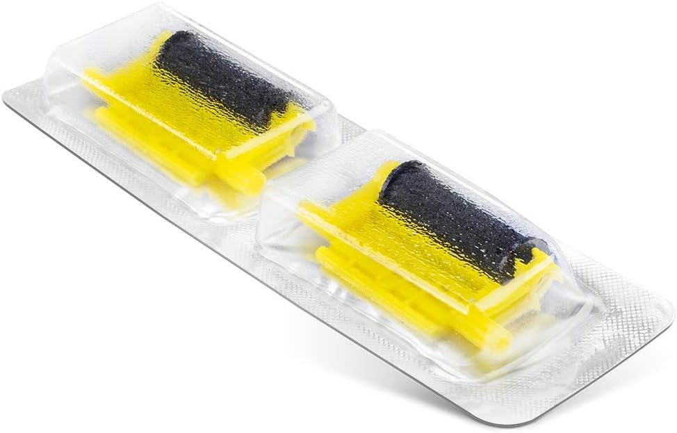Meto Ink Rolls for the Meto Classic L XL Price Gun (for 32x19 mm & 29x28 mm Labels) 2 Ink Rolls, Black, 32x19, 29x28 - Image 4