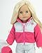Doll Ski Set Fits American Girl Dolls: 18 Inch Doll Snow Nylon & Polar Fleece 4 Pc. Set by Sophia's, Includes: Snowflake Shirt, Doll Ski Pants, Hat and Fashionable Ski/Snow Board Jacket.
