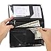 Server Book (New Edition) - for Restaurant Waiter Waitress Waitstaff | Comfortably Fits in Apron | 9 Pockets Includes Zipper Pouch with Pen Holder | Holds Guest Checks, Credit Cards, Money, Order