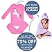 Bluenido 2 Piece Tag Free Pjs for Girls - 100% Cotton Pajamas Set - Kids Summer Pajama - Snug Fit Girl Sleepwear (12M-8Y) Blush