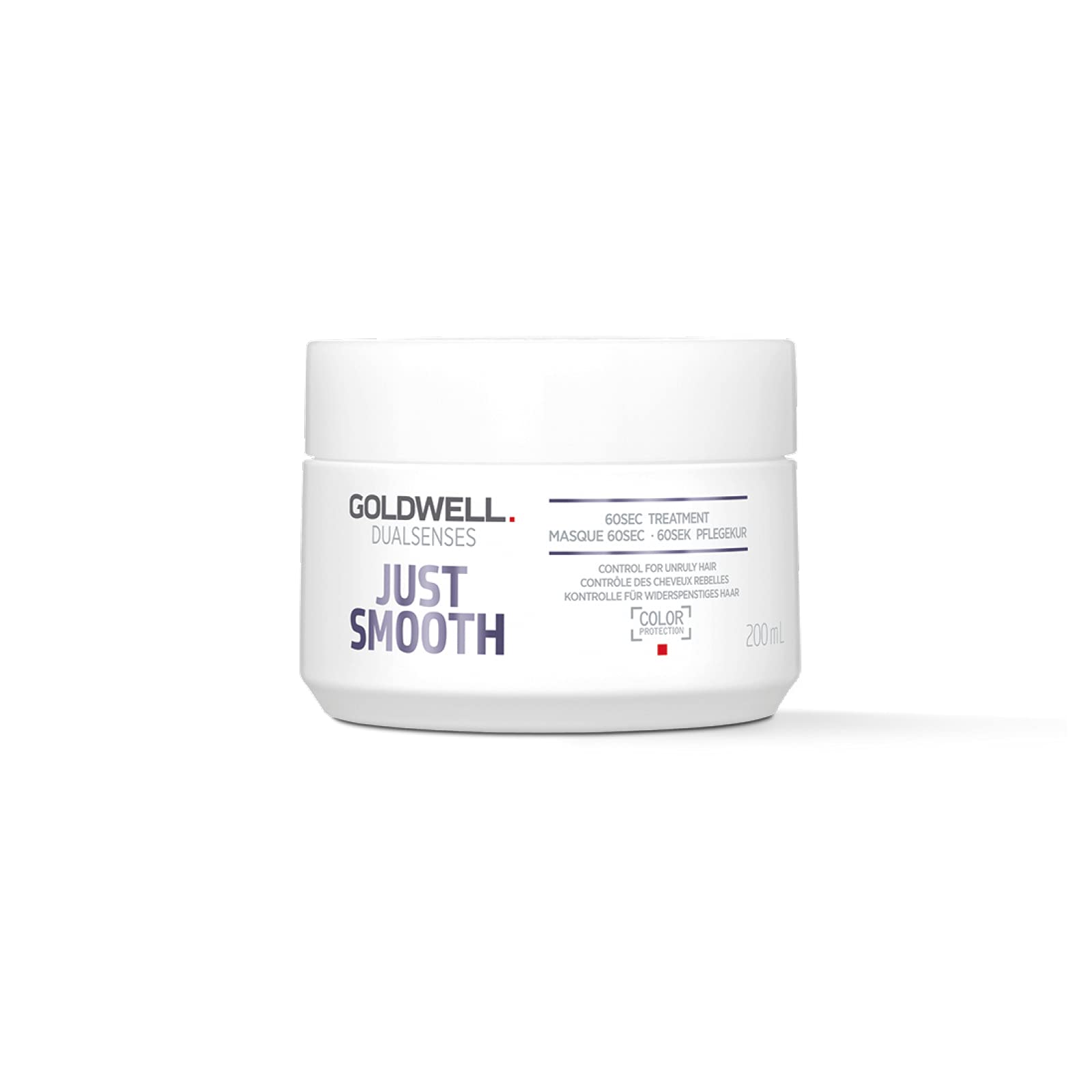 Goldwell Dualsenses Just Smooth 60sec Treatment Mask, For Unruly & Frizzy Hair, Regenerates Instantly, 200ml