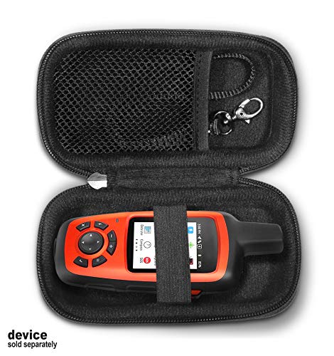 Handheld GPS case Compatible with Garmin inReach Explorer+, Mini, SE+, Compact and Light Weight Strong case, mesh Accessory Pocket,Elastic Security Strap to Make The GPS Safe, Detachable Wrist Strap