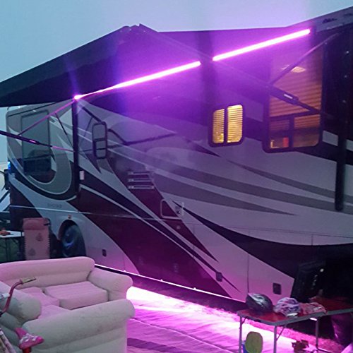 Boogey Lights KRV-VS-MC-WH M7 Hi-Intensity Awning Light for RVs, Motor Homes, Campers and Trailers