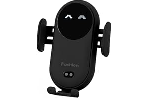 Aendern Wireless Car Charger Mount,MAX 15W Qi Fast Charger, Wireless Car Charger Air Vent, Automatic Clamping Phone Holder for iPhone 13/12/11//XS/XR/8, Samsung S22/S21/S20/Note 20, etc (Black)