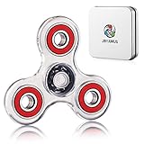 JBYAMUS Fidget Spinner Toy Ceramic Bearings Stress Reducer Perfect For ADD, ADHD, Anxiety, Hand Spinner EDC Focus Toy for Kids & Adults (C-red)