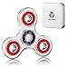 JBYAMUS Fidget Spinner Toy Ceramic Bearings Stress Reducer Perfect For ADD, ADHD, Anxiety, Hand Spinner EDC Focus Toy for Kids & Adults (C-red)