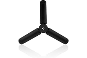 Gosknor Mini Travel Tripod for DJI Osmo Pocket 3 & 2, 1/4" Threaded, Portable Tabletop Stand Black Mount Compatible with Osmo