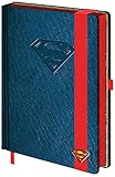 Superman Leather A5 Notebook