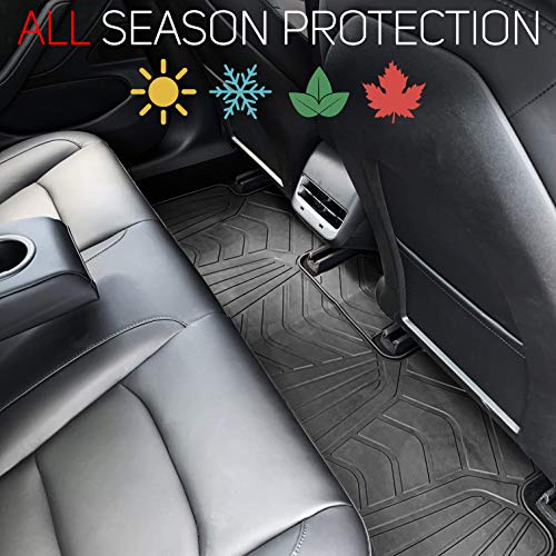 PBC Products Tesla Model 3 All Weather Floor Mats 20172022 with Cup