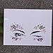 DaLin 8 Sets Mermaid Face Gems Rave Festival Face Jewels Stick On Crystals Bindi Rainbow Tears Rhinestone Temporary Tattoo Face Rocks Stickers (Collection 1)