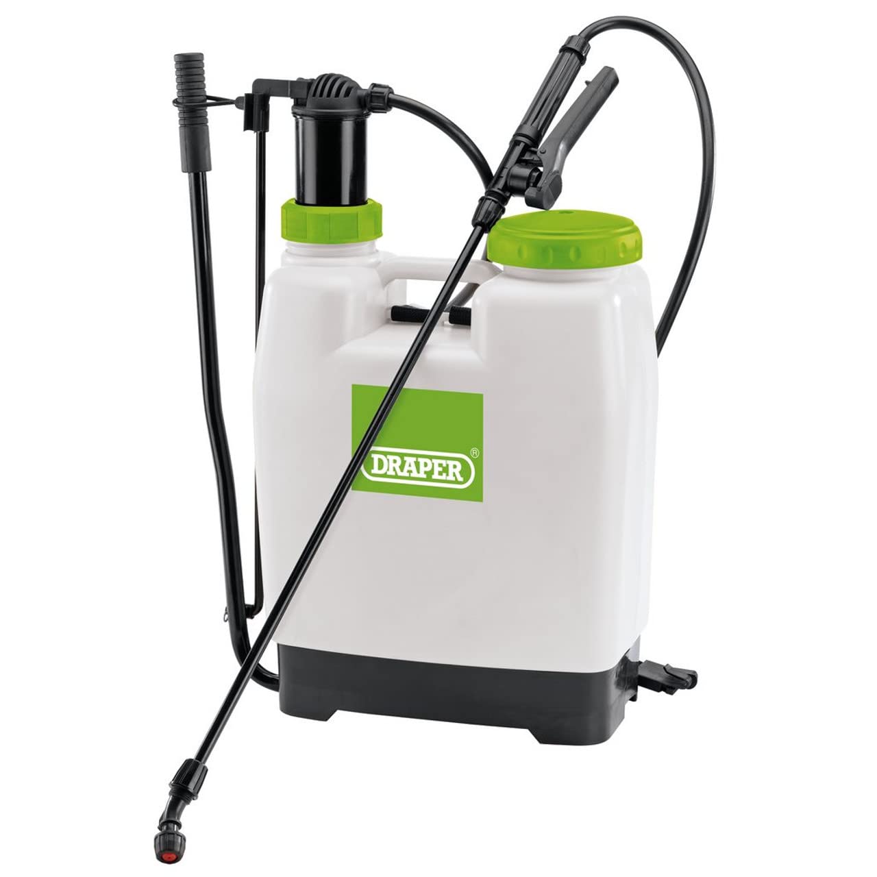 Draper Knapsack Garden Sprayer 12L | Backpack Pump Action Pressure Sprayer | Weed Killer Pump Sprayer | Patio Cleaner | 63056