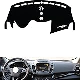 leather dash board cover mat Compatible with FORD