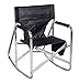 Stylish Camping SL1205BLACK Rocking Full Back Folding Director's Chair
