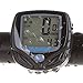 Blusmart Wireless Bike Speedometer Multi-functions with Clock Stopwatch Thermometer Waterproof Odometer of Big LCD Display Backlight