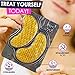 Cedlize Under Eye Collagen Patch, 24K GOLD ANTI-AGING MASK, Pads For Puffy Eyes & Bags, Dark Circles and Wrinkles, With Hyaluronic Acid, Hydrogel, Deep Moisturizing Improves Elasticity, 30 PAIRSthumb 4