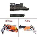 FenglinTech Maliang 3D Printing Appearance Decoration Part for Nerf Zombie Strike Hammershot Blaster - (Black)