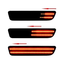 Astra Depot 2PCS Smoked Lens LED Side Marker Lights