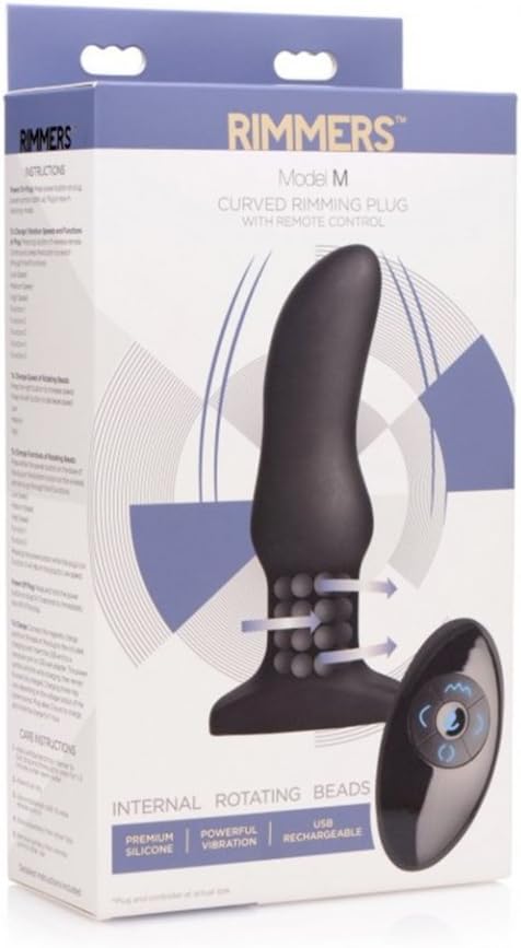 Rimmers Model M Curved Rimming Plug with Remote - Image 3