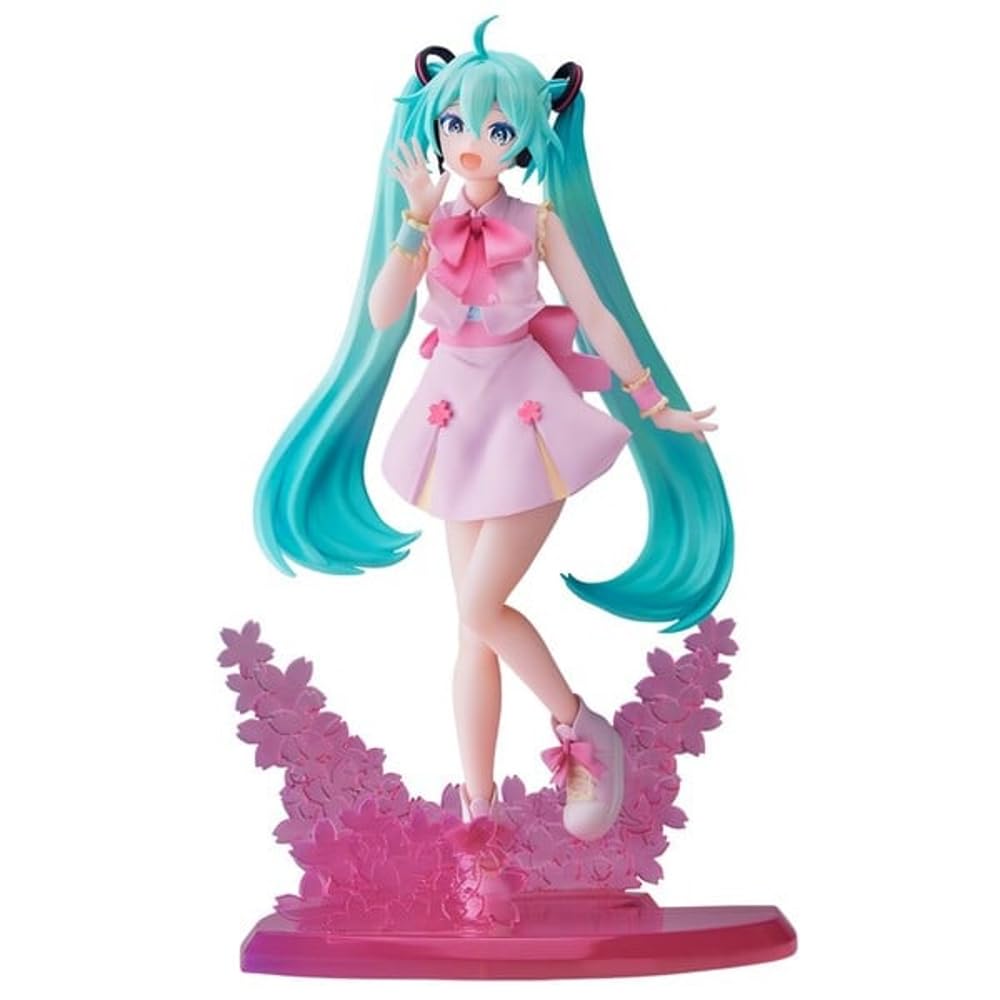 SEGA GOODS HATSUNE MIKU - Sakura Miku Omutatsu Vers. - Statuette Luminasta 21cm