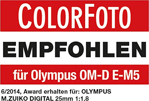 Olympus M.Zuiko Digital 25mm F1.8 Objektiv, lichtstarke Festbrennweite, geeignet für alle MFT-Kameras (Olympus OM-D & PEN Modelle, Panasonic G-Serie), silber – Bild 6