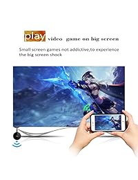 Wireless Display Dongle - WiFi Portable Display Adapter TV Projector, HDMI 1080P Digital TV Receiver, Support Airplay DLNA Miracast, Compatible with iOS Android Smartphones Windows Mac Laptop