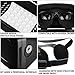 Akally 3D VR Headset Glasses Virtual Reality Mobile Phone With Magnet Google Cardboard 3D Movies Games with Resin Lens for 4.7-6.0 Inch Cellphones