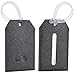 Toughergun Faux Leather Luggage Tags (Multi-color 8 pcs set)