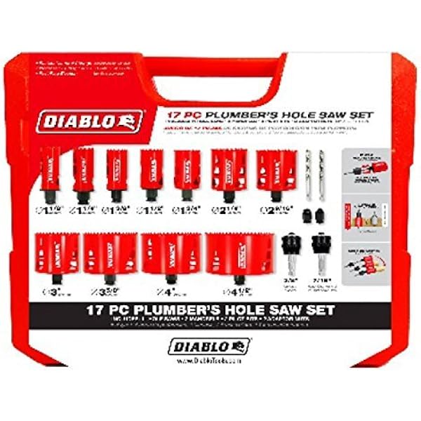Freud DHS17SPL Bi-Metal Plumbing Set 