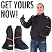 Waterproof Motorcycle Rain Boots Shoe Covers Bike Riding Reflective Heels