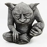 Fleur de Lis Garden Ornaments LLC Emmett Gargoyle Concrete Statue
