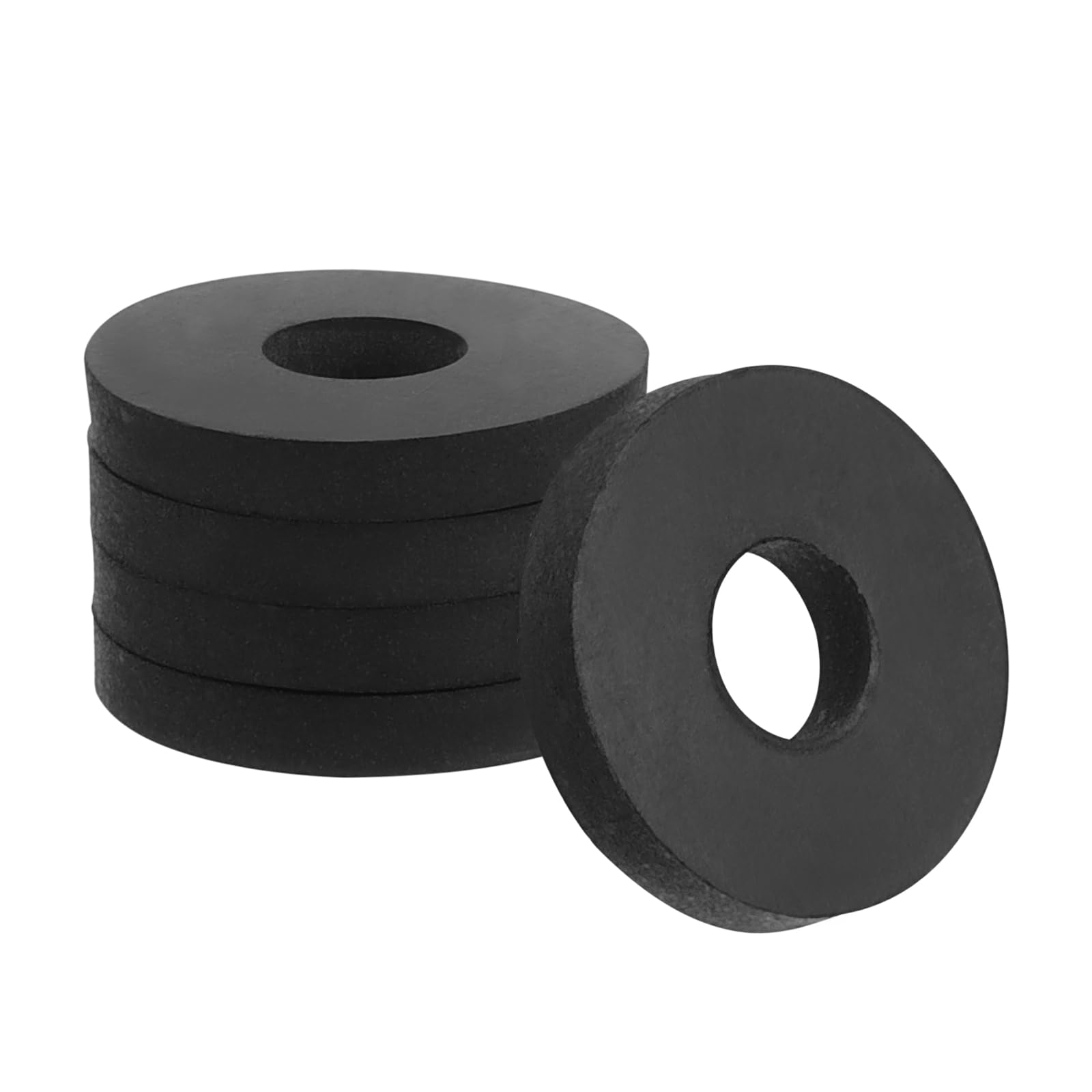 PATIKIL Flat Rubber Washers, 40Pcs 3/4 Inch OD x 1/4 Inch ID x 1/8 Thickness Multi Purpose Spacer Rubber Bushings Anti Vibration Washers for Bolts Screws Home Car Appliances