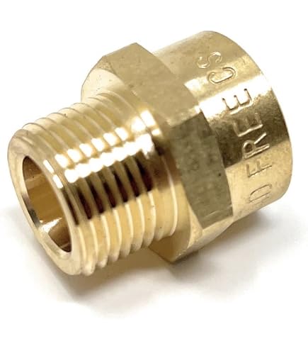 2 Piezas Conector Reductor Hexagonal Acero Inoxidable 304 - 3/8 X 1/4 BSP Macho Para Tuberías Agua Y Gas