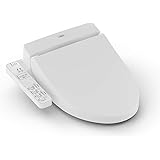 TOTO SW2014#01 A100 Electronic Bidet Toilet Cleansing Warm Water and Heated Seat, Elongated, Cotton White