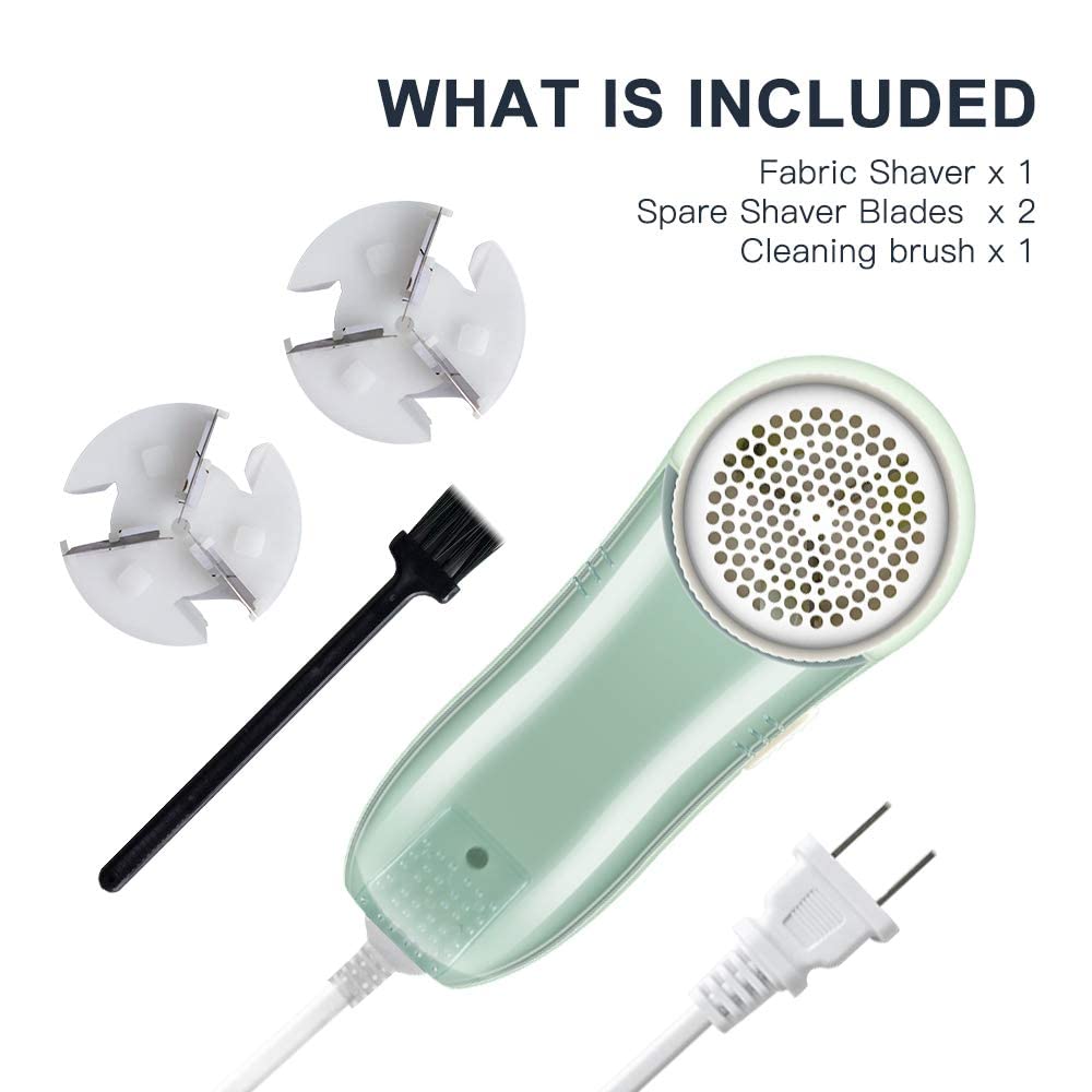 Allisable Fabric Shaver, Fuzz Balls Pills Lint Remover, AC120V Plug and Play