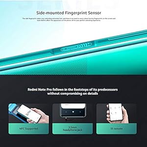 Xiaomi Redmi Note 9 Pro Smartphone, 6 GB + 64 GB, 6.67" DotDisplay, 64 MP AI Quad Camera, 5020mAh (type) NFC, Grigio (Interstellar Grey) - immagine 7