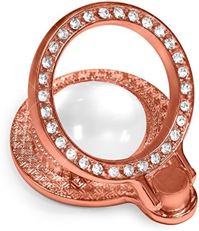 LuckRing Phone Holder Phone Stand for Smartphones and Tablets - Universal use iPhone SE 6S, Samsung Galaxy S5 S6 S7 iPad &amp; All Other Models R0133 Rose Gold