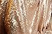 Trlyc Sequin Tablecloth Rectangular Rose Gold Sequin Table Cloth for Wedding-60x105