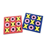 Foam Tic-Tac-Toe Game, Bulk Toys, Party Games, Goody Bag Fillers, Tactile Puzzle, Tactile Tic Tac Toe (12 Sets)