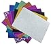 levylisa 10 Sheets A4 Mixed Colors Glitter Self-Adhesive Sticker Sticky Back Paper Craft Art Sparkling Sign Gemstone Metallic Colour DIY Gift