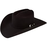 RESISTOL Cowboy Hat 20X Beaver Fur Felt Black Gold[ 7 7/8]