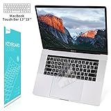 Premium Keyboard Cover Macbook Pro 13 Inch 15 Inch Macbook Pro Keyboard Skins Ultra Thin TPU Keyboard Protector for New Macbook Pro 13